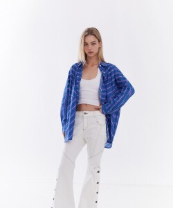 Camisa Homie Azul Rayado