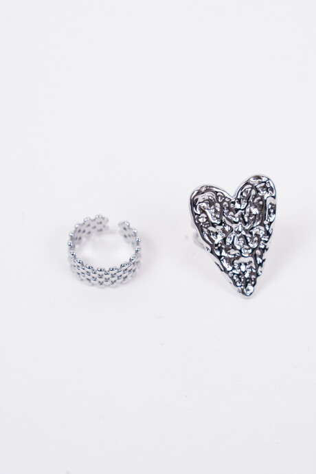 Anillo Cora Plateado