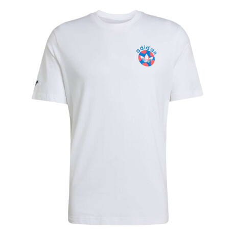 Remera Ftbl Gfx Manga Corta T De Hombre Blanco
