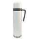 Termo Comet 750 ml Acero Inoxidable con Asa Fija y Pico Cebador BLANCO