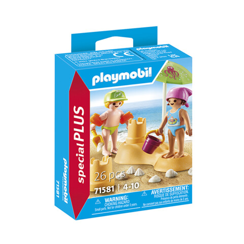 Niños con Castillo de Arena Special Plus Playmobil 26 Piezas U