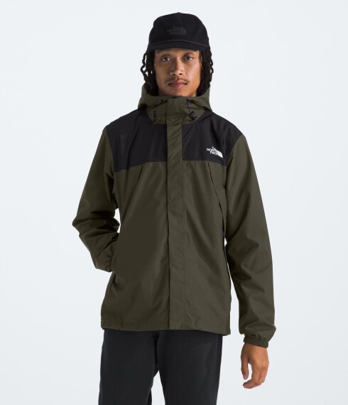 Campera Impermeable Antora hombre New Taupe Green/tnf Black