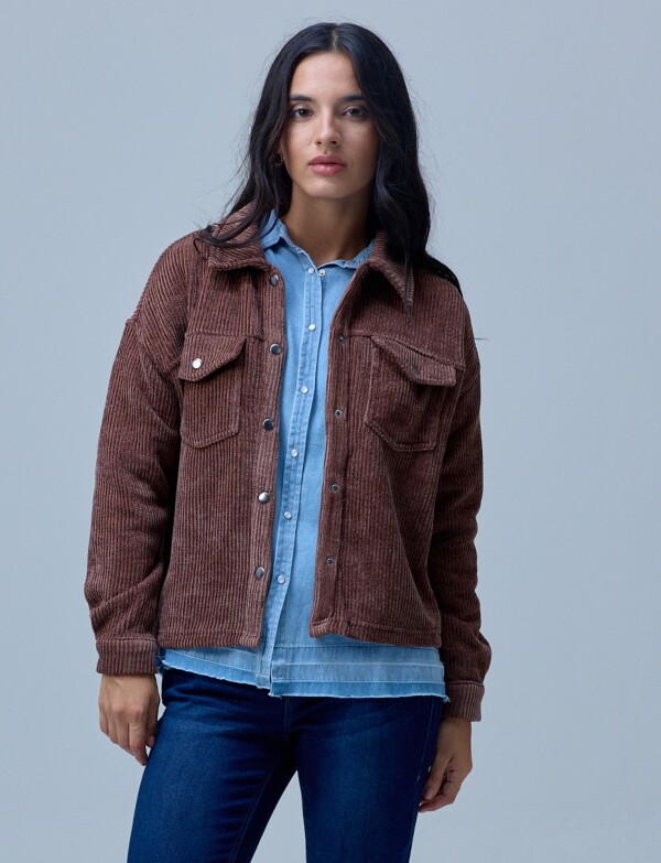 Camperita Corderoy MARRON