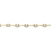 Pulsera Baguette Bicolor -Oro bajo-Sin Piedra-PU8050 sinpiedra
