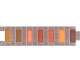 Guarda con lineas colores mixtos (sin fin) 6,5x25 Estilker 000