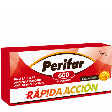 Perifar Rápida Acción 600 mg 10 Cápsulas Blandas Perifar Rápida Acción 600 mg 10 Cápsulas Blandas