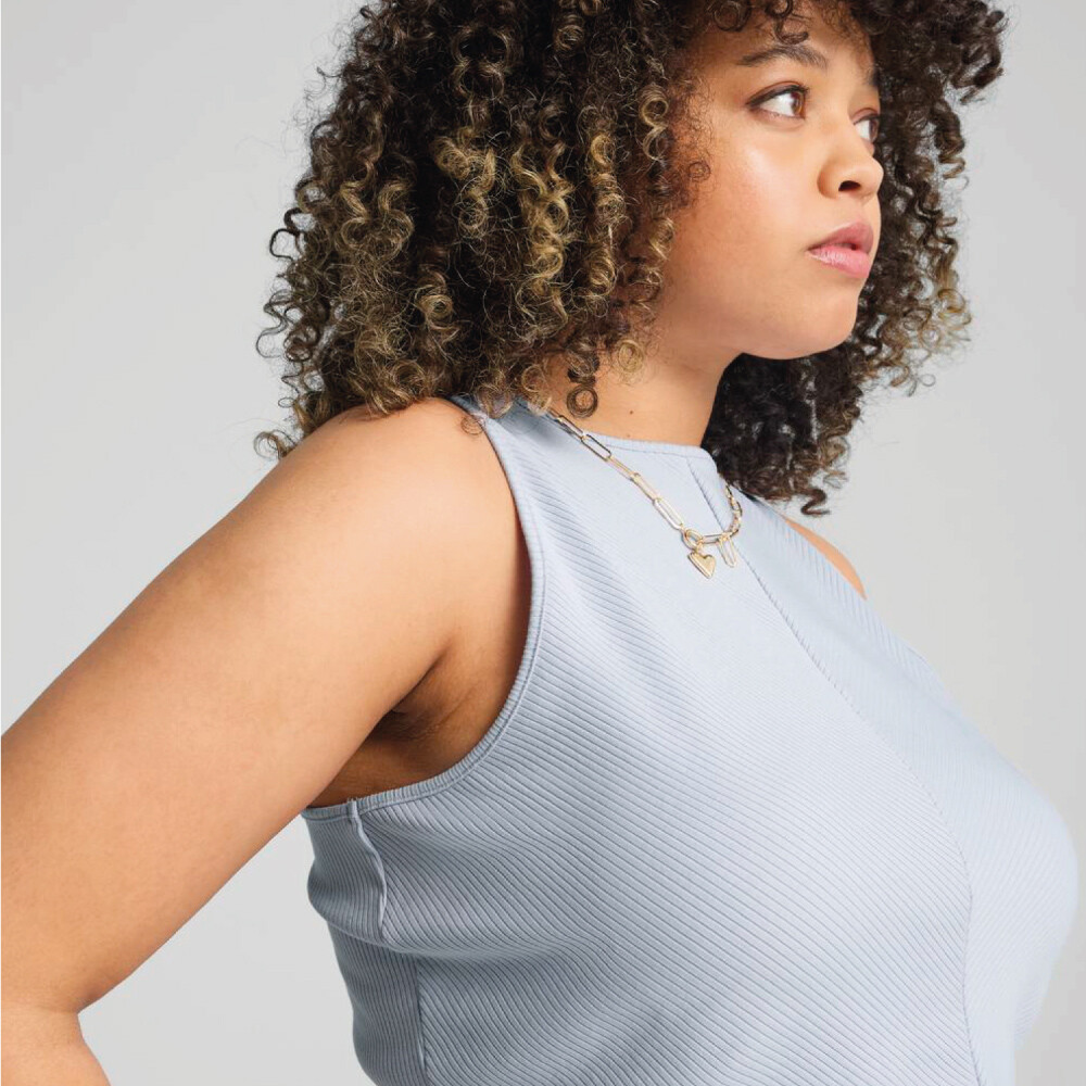 Wardrobe Ess Ribbed Crop Top Cool Weather