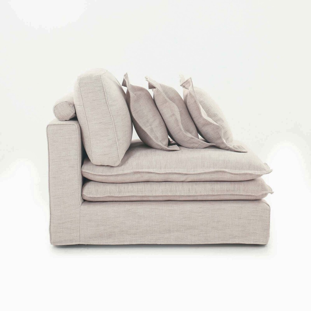 SOFÁ MODULAR TELA-PREMIUM NATURAL-BEIGE LAZY NATURAL