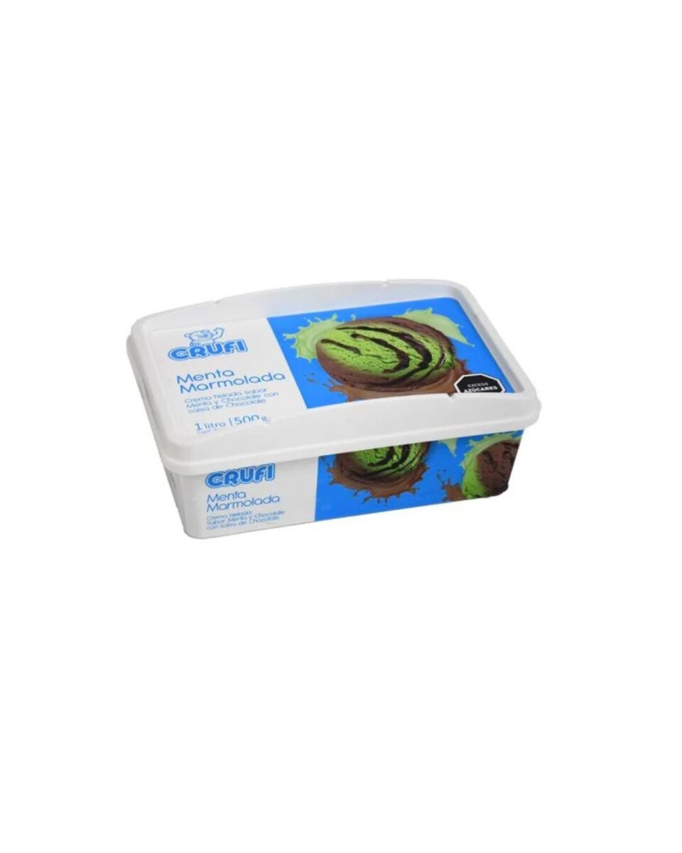 Helado menta marmolada Crufi 1 l 