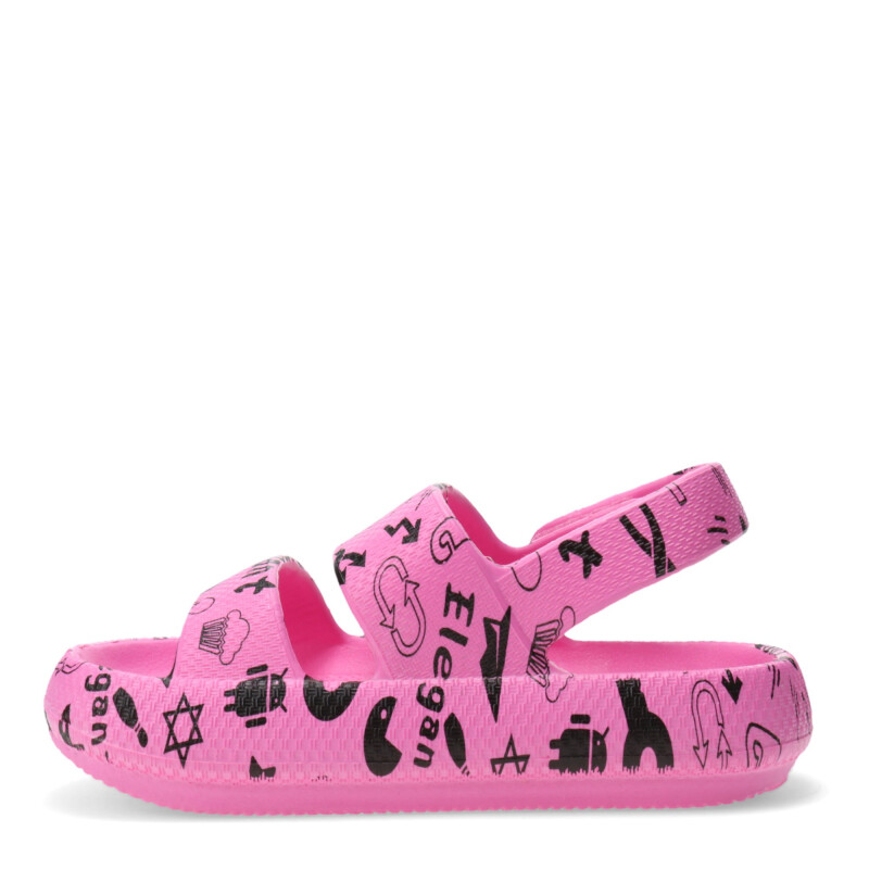 Sandalias de Niña MINI Miss Carol DALLAS de goma Fucsia