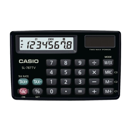 Calculadora básica portatil SL-787TV BK