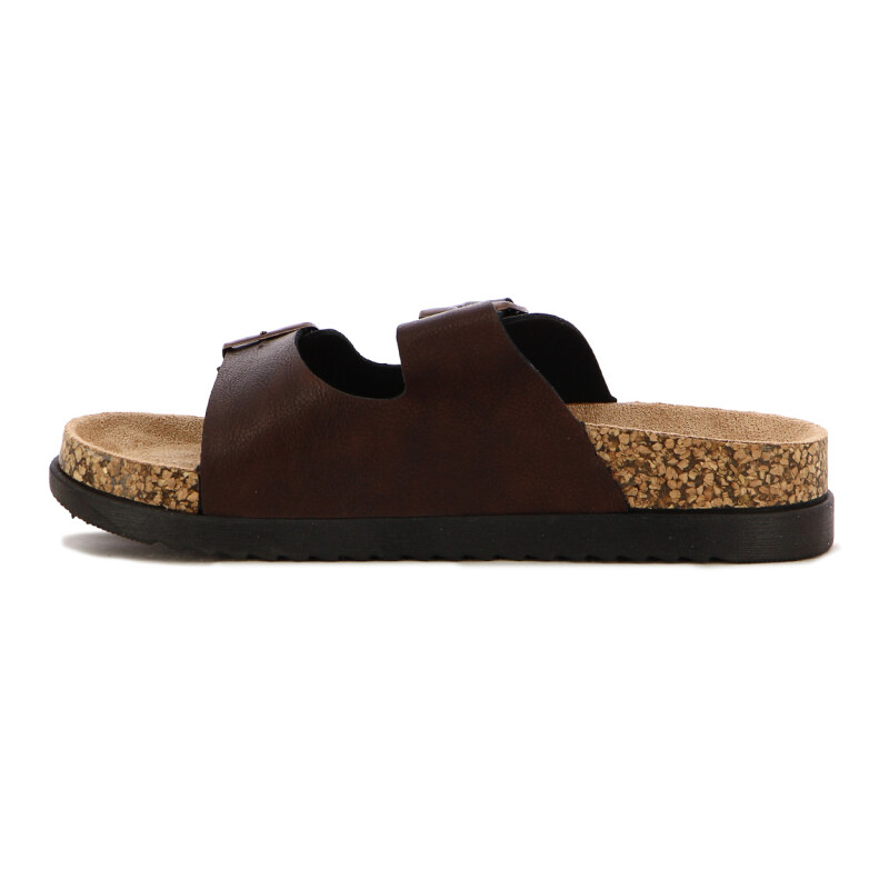 Darkness Sandalia Baja Casual C/ Dos Hebillas - Marron Claro Marron Claro