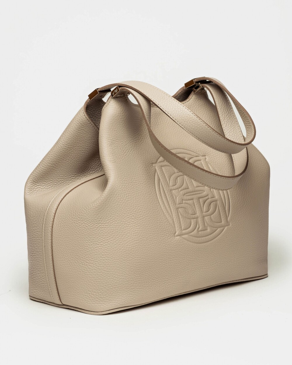 Bolso Eterial en cuero graneado Vison
