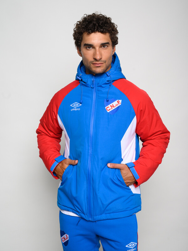 CAMPERA CRAFTED Nacional Hombre Azul Royal, Rojo, Blanco