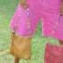 Multi Stone Bag Beige