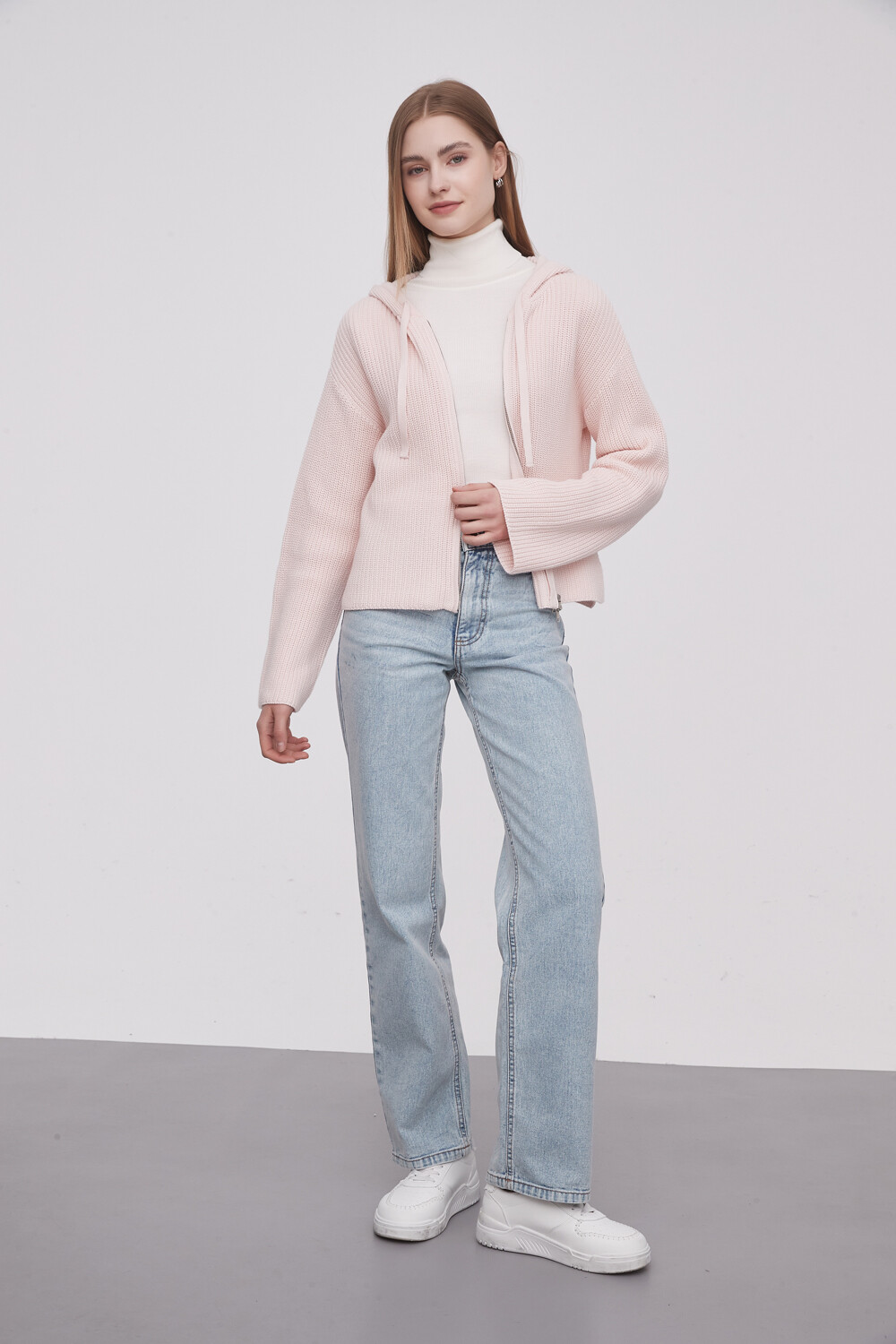 Saco Nelen Rosa Claro