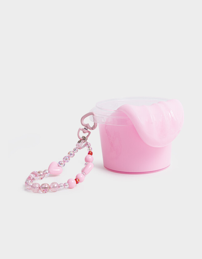 Lúdico Juguetes Balde De Slime Con Strap - Rosa Claro