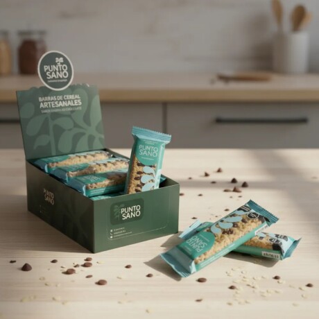 Barras De Cereal 35gr PUNTO SANO Caja x16 Sabor Chocolate Barras De Cereal 35gr PUNTO SANO Caja x16 Sabor Chocolate