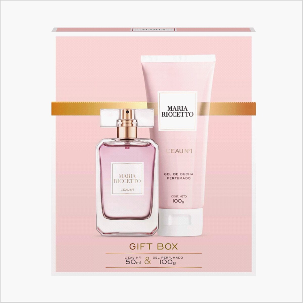 Set Perfume Maria Riccetto L'eau N°1 50ml + 100g 