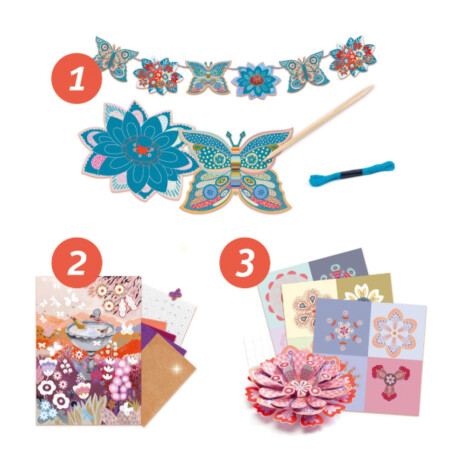 Kit de Manualidad Djeco 6 manualidades Flower Box