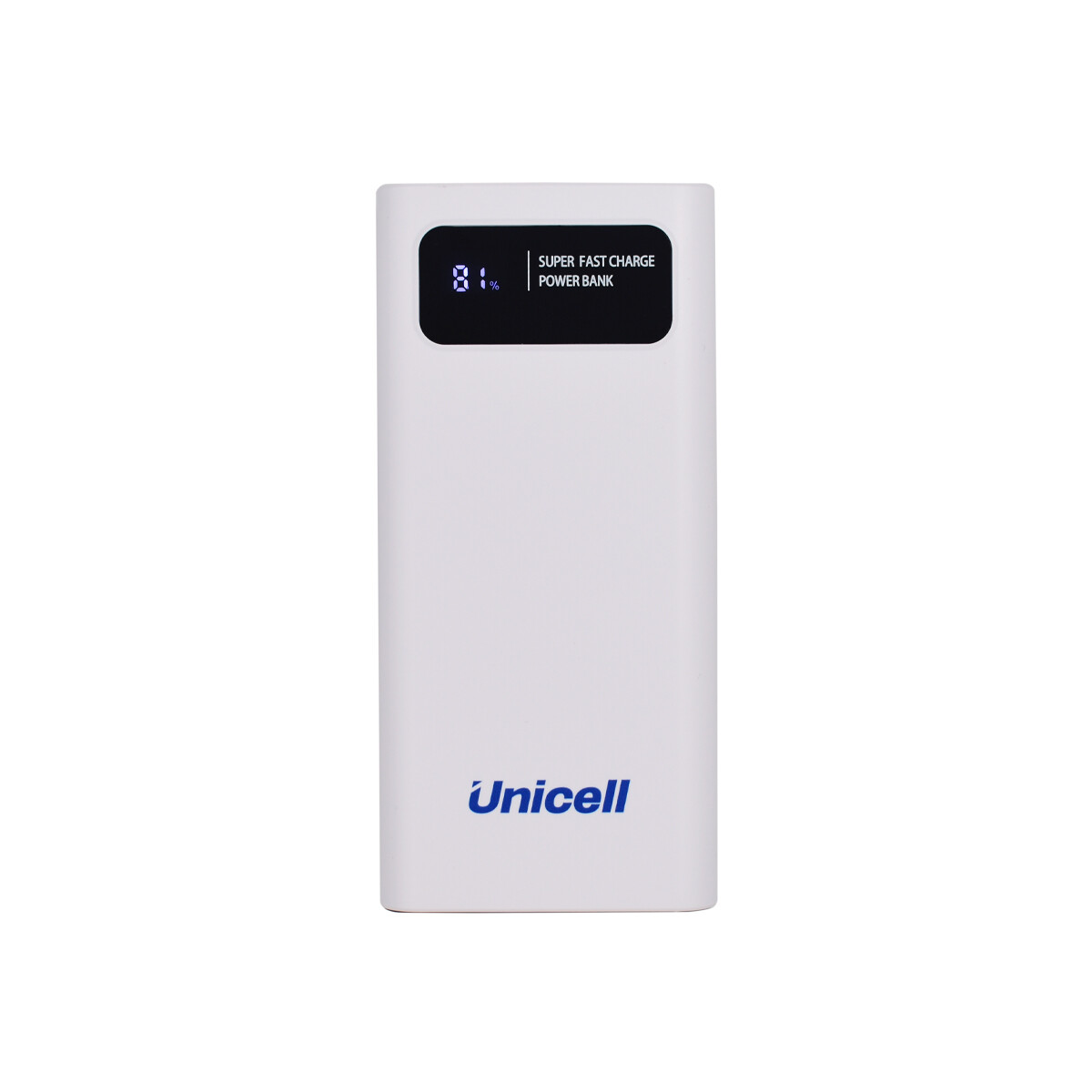 Power Bank LCD Unicell 20.000 mAh color blanco 