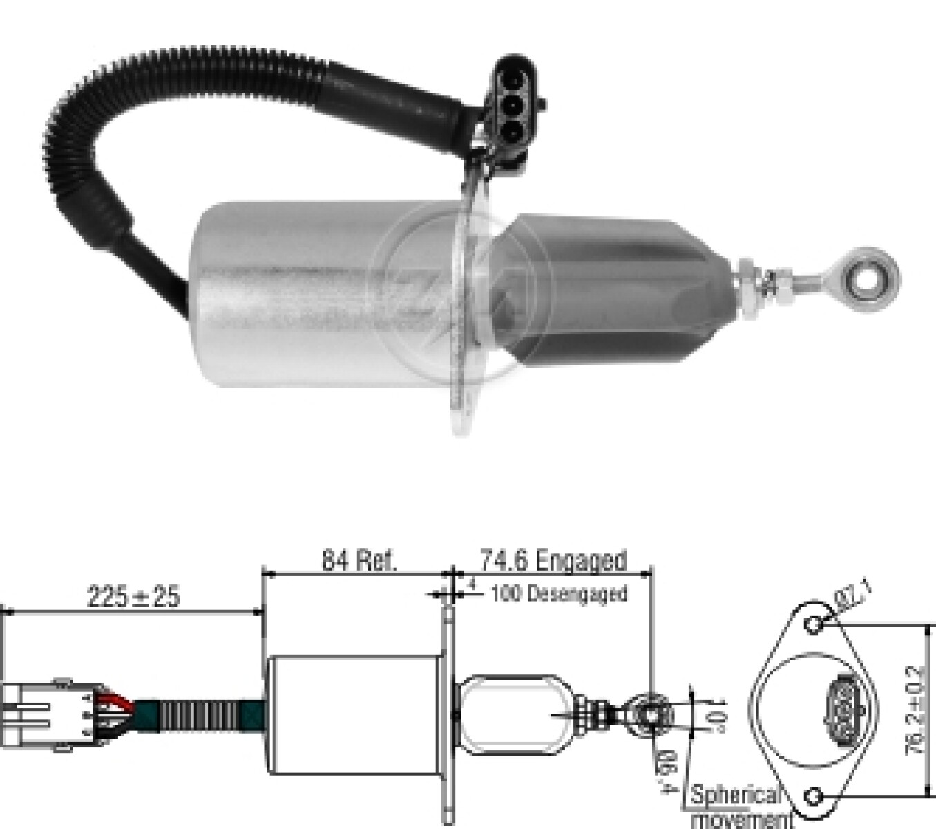AUTOMATICO DE ARRANQUE VOLKSWAGEN SOL/PARE 24V VW TITAN-CUMMINS=LC.9757KC ZM 