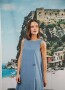 Vestido SOGNO Azul piedra
