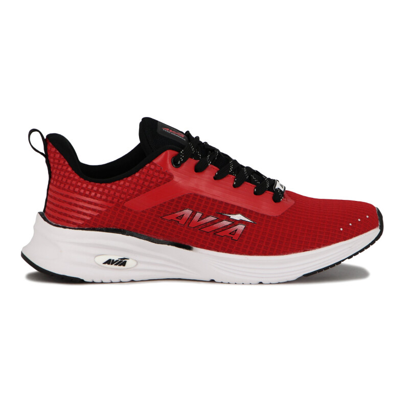 Avia Zapatillas Acordonadas Para Hombre Chad- Red/Black Rojo-Negro