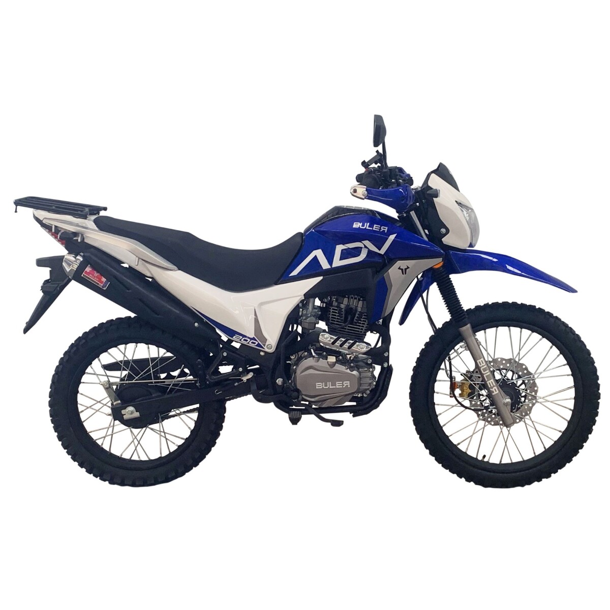 Motocicleta Buler Trail Adventure 200cc - Rayos - Azul 