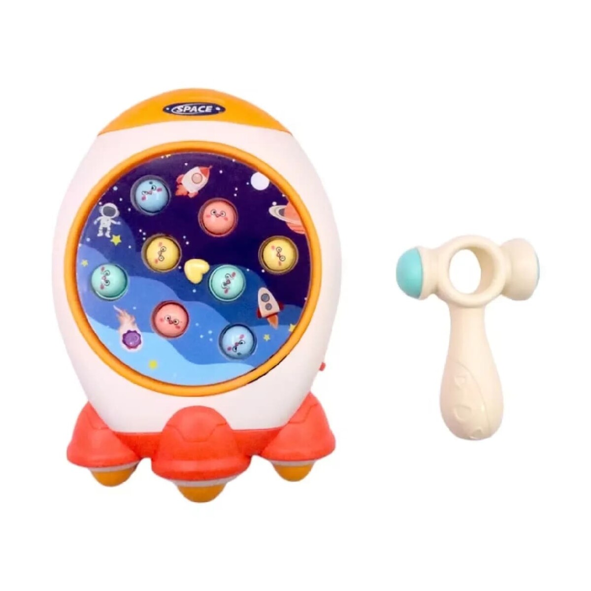 Juego Didactico con Martillo Cohete 