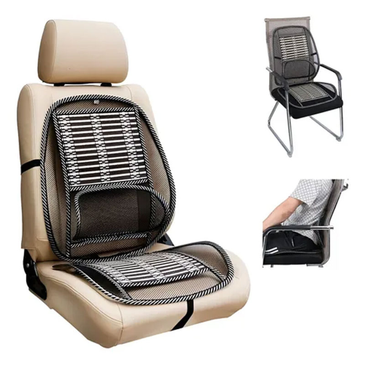 Cubre asiento lumbar y piernas en Mesh - Cubre Asiento Lumbar Y Piernas En Mesh 