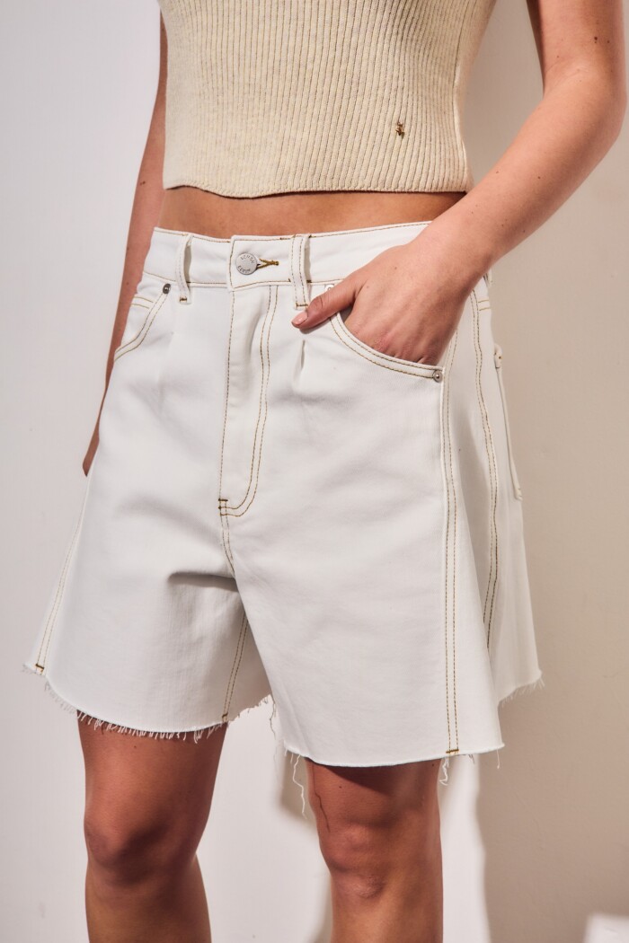 Bermuda Denim Nácar
