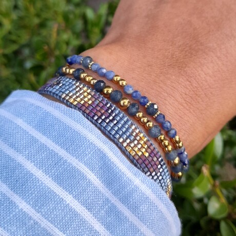 Pulsera MONTANA en acero y piedras naturales Pulsera MONTANA en acero y piedras naturales