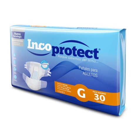 Pañales para Adulto Incoprotect x 30 un. G
