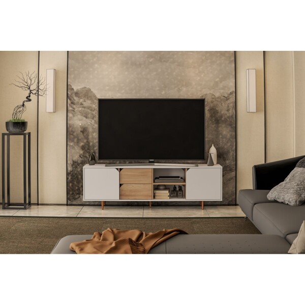 Rack Tv Tebas Rk203382bl Combinado 75 RACK TV TEBAS COMBINADO