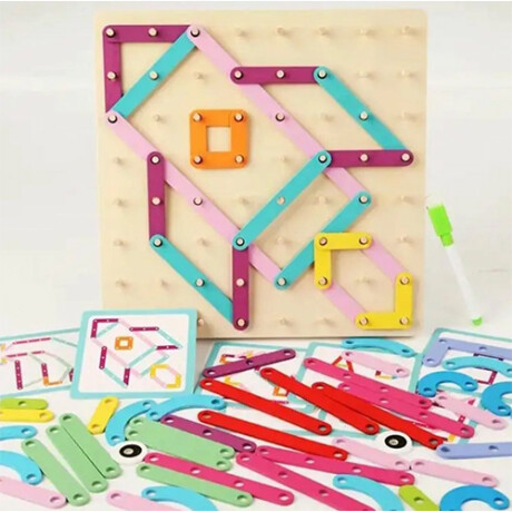 Puzzle Montessori Reconocimiento de Formas y Figuras 7906 001