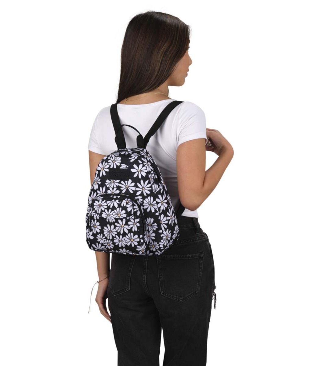 MOCHILA JANSPORT HALF PINT - PUNK PANSIES BLACK 