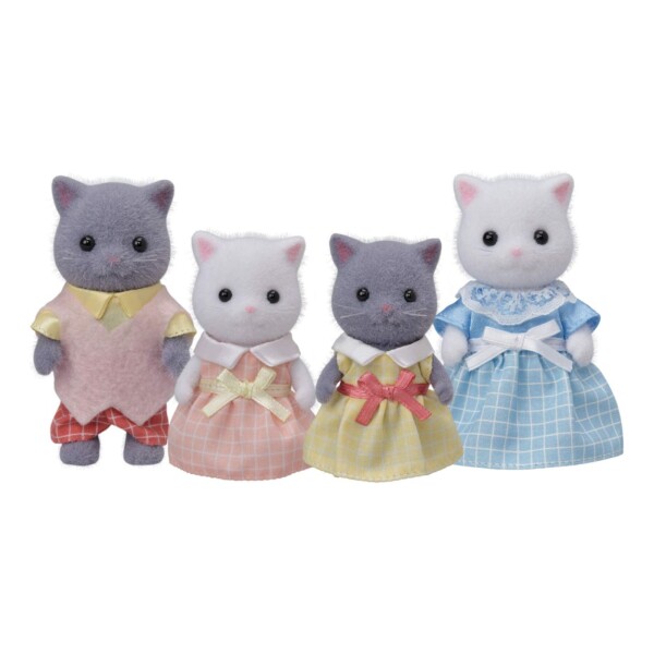 Sylvanian Families Familia Gato Persa Juguete Figuras Niños Sylvanian Families Familia Gato Persa Juguete Figuras Niños