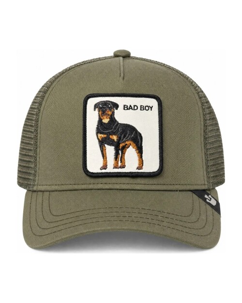 Gorra Goorin Bros Trucker Baseball - Bad Boy Rottweiler Verde Gorra Goorin Bros Trucker Baseball - Bad Boy Rottweiler Verde
