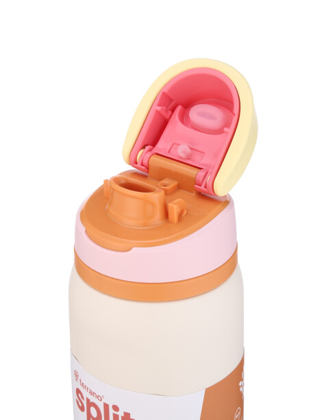 BOTELLA TERMICA SPLIT ONE POP UP 1LT. Beige