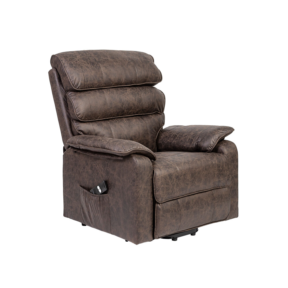 RECLINER C/LIFT PU MARRON ALFA