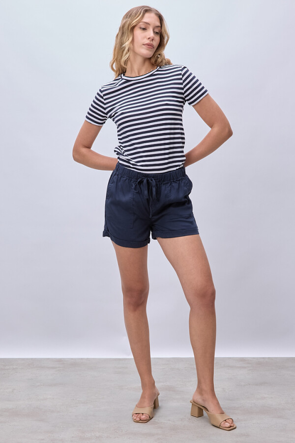 Short Tencel AZUL