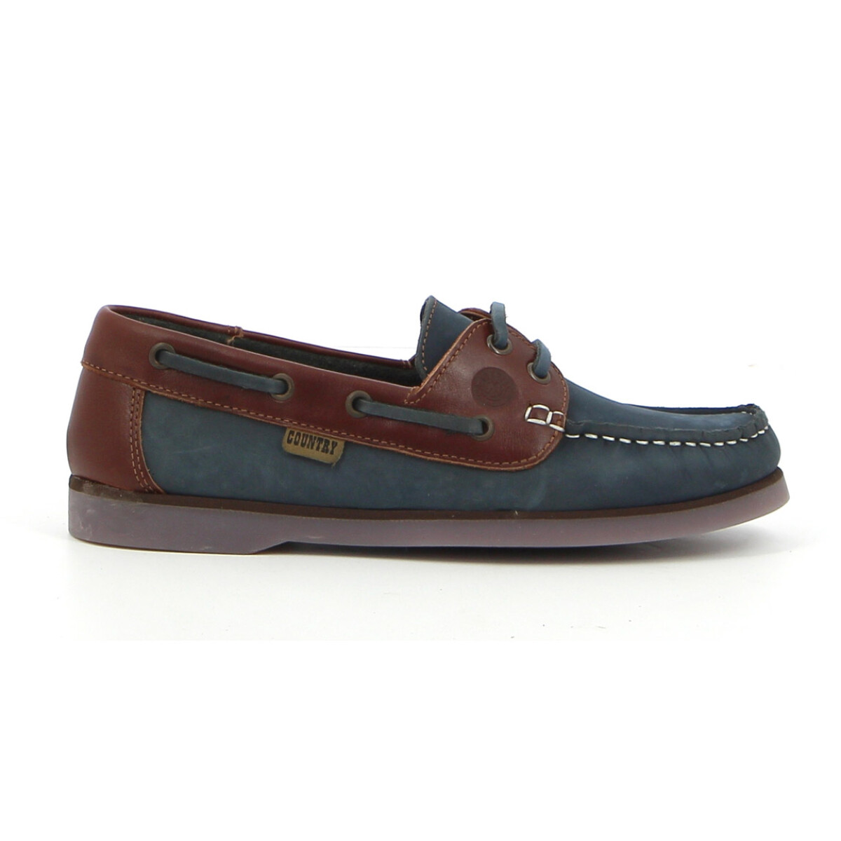 Mocasin Country de Hombre Nautico Nob/nautilus - Azul-pinhao 