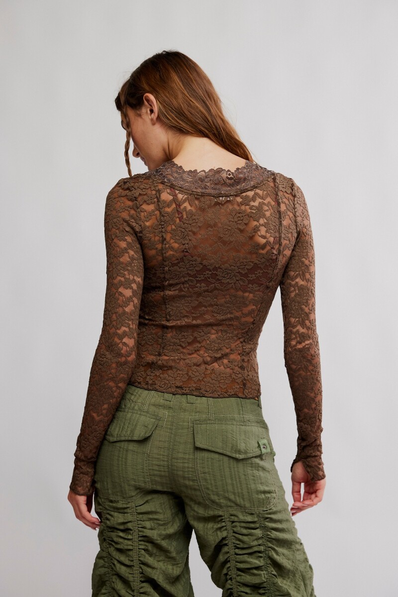 REMERA ML ALL NIGHT Marron