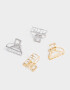 Broches Sets Metallic Set De Broches - Combinacion Bicolor