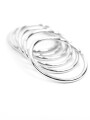 Brazalete Vega, Set 6 Pcs Plateado