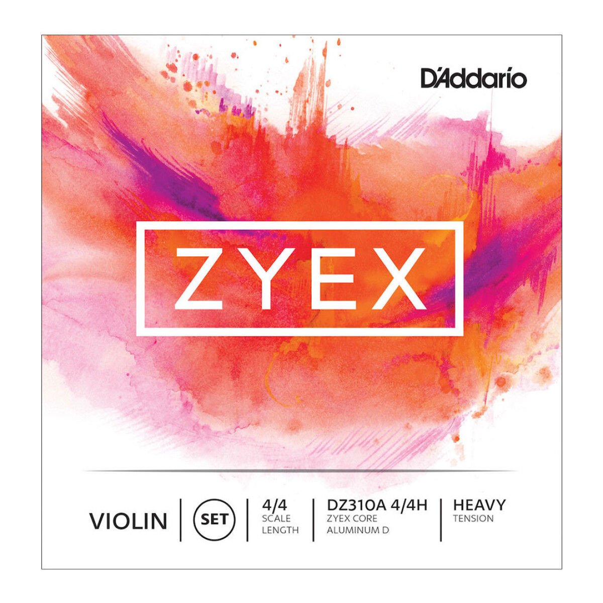 Encordado Violin Daddario Dz310a Zyex 4/4 Medium 