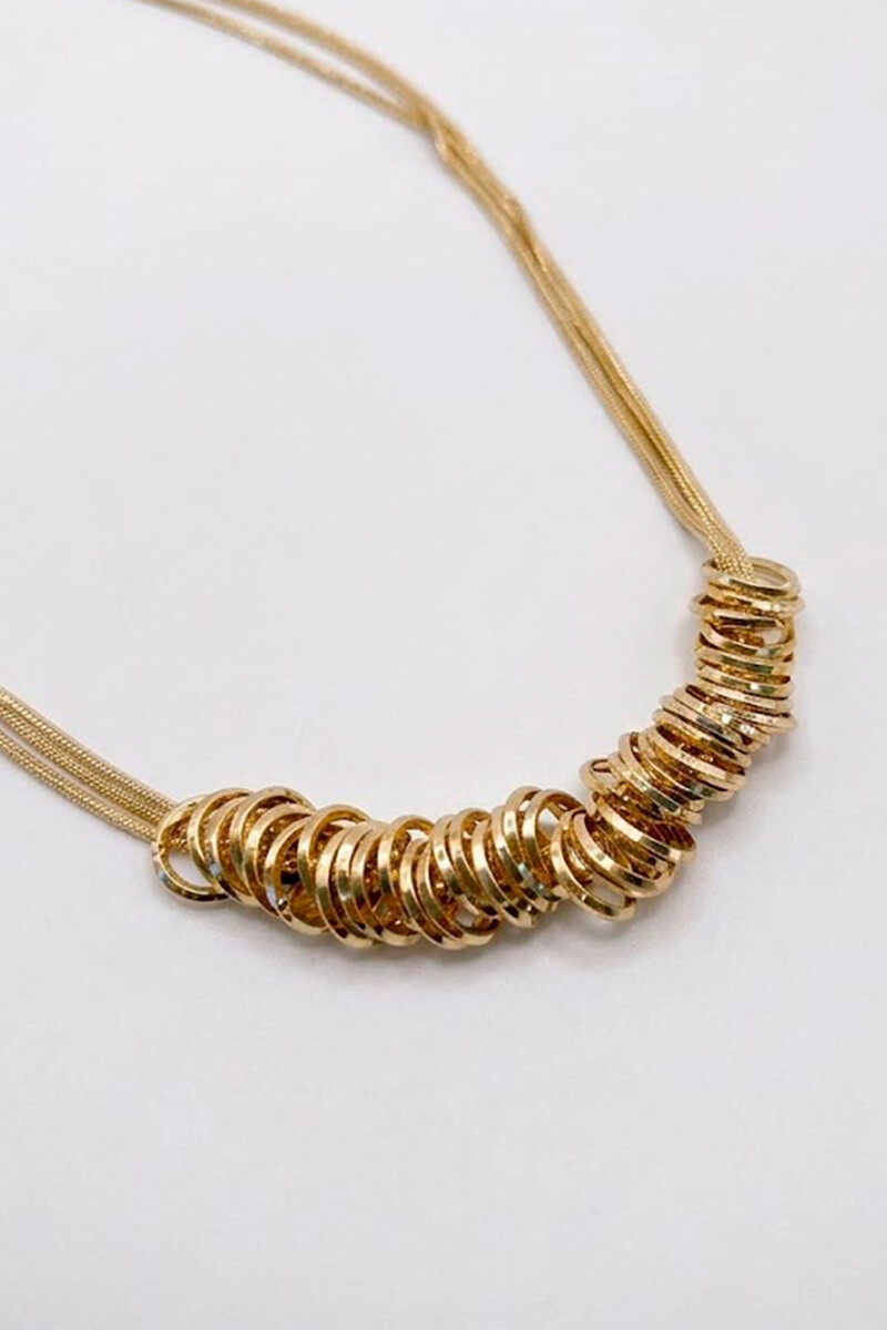 COLGANTE AROS ORO