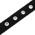 Collar Ajustable Reforzado Hebilla Nylon Perro Gato Mediano Variante Color Negro