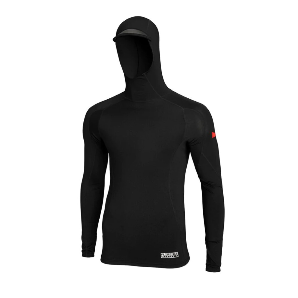 Lycra Florence Marine X Long Sleeve Hooded Rashguard - Negro 